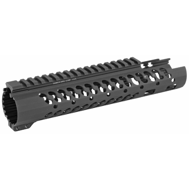 Picture of Samson Manufacturing Corp. Evolution Forearm  Fits AR-15  7"  Lightweight and durable  Inside Diameter Fits most suppressors (1.56")  Dual anti-rotation tabs 2x 2" Rail Kits  and 1x 4" Rail Kit  Black Evolution 7 EX