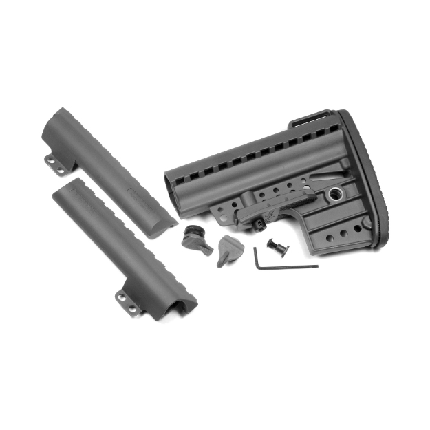 Picture of VLTOR IMOD Mil-Spec Stock  Fits AR-15  with Butt Pad  Black AIB-MCB