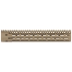 Picture of Troy Battle Rail  12.5" Low-Profile SOCC Rail  Fits AR  223REM/556NATO  M-LOK  Aluminum  Flat Dark Earth SRAI-SR1-12FT-00