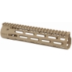 Picture of Troy Battle Rail  9.25" Low-Profile SOCC Rail  Fits AR  223REM/556NATO  M-LOK  Aluminum  Flat Dark Earth SRAI-SR1-90FT-00