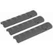 Picture of Troy Battle Rail Covers  6.2"  Picatinny  3 pack  Black SCOV-BRC-36BT-00