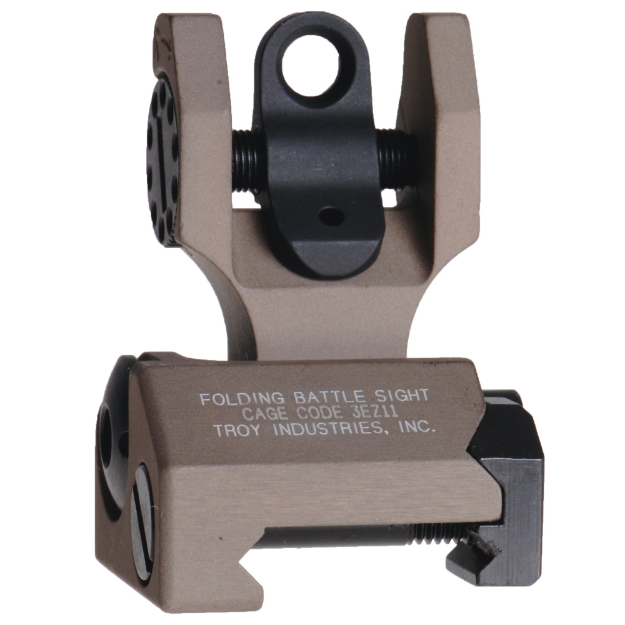 Picture of Troy BattleSight  Folding Rear Sight  Flat Dark Earth Finish SSIG-FBS-R0FT-00