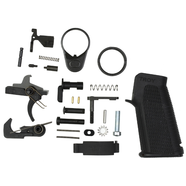 Picture of Troy Lower Receiver Parts Kit  556 Nato  Black Finish  Troy Grip SLWR-556-K0BT-00