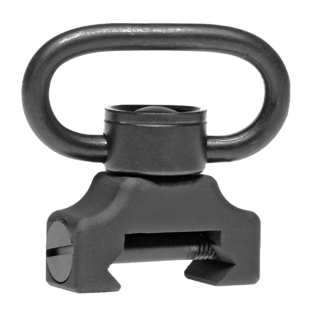 Picture of Troy QD360  QD Sling Mount with Swivel  360 Degree Push Button  Black Finish  Fits Battlerail SMOU-PBS-00BT-00
