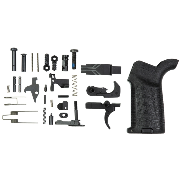 Picture of CMMG Zeroed Lower Parts Kit  Lower Receiver Parts Kit with Ambi Safety Selector  Fits AR15  Black 55CA642