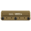Picture of Unity Tactical FAST  Red Dot Mount  2.05" Optical Height  Compatible with ACOG/VCOG Footprints  Anodized Finish  Flat Dark Earth FST-COGF