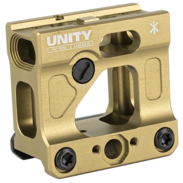 Picture of Unity Tactical FAST Micro  Red Dot Mount  2.26" Optical Height  Compatible with T1/T2 Footprints  Anodized Finish  Flat Dark Earth FST-MICF