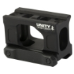 Picture of Unity Tactical FAST Micro  Red Dot Mount  2.26" Optical Height  Compatible with CompM5s  CompM5b  Duty RDS Footprints  Anodized Finish  Black FST-MISB