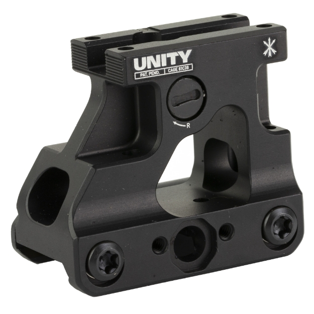 Picture of Unity Tactical FAST Micro  Red Dot Mount  2.26" Optical Height  Compatible with MRO/MRO-HD Footprint  Anodized Finish  Black FST-MROB