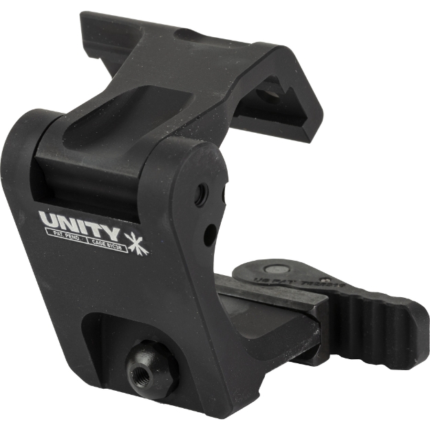 Picture of Unity Tactical FAST  Magnifier Mount  2.26" Optical Height  Compatible with G23  G30  G33  G43  G45  VMX-3T  Micro3X  Micro6X  3X MAG-C  Juliet3X  Juliet4X  Juliet Micro3X  Anodized Finish  Black FST-OMB