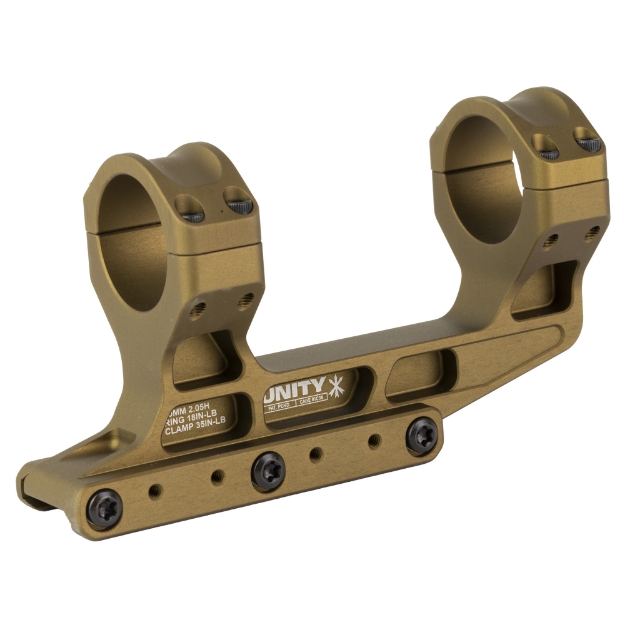 Picture of Unity Tactical FAST  LPVO Mount  2.05" Optical Height  Compatible with 30mm Tube Size  Anodized Finish  Flat Dark Earth FST-S30205F