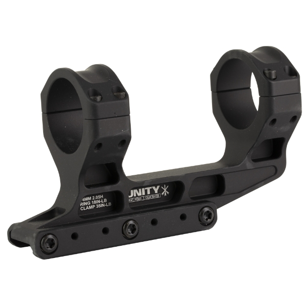 Picture of Unity Tactical FAST  LPVO Mount  2.05" Optical Height  Compatible with 34mm Tube Size  Anodized Finish  Black FST-S34205B