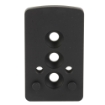 Picture of Unity Tactical FAST  Offset Optic Mounting Plate  2.05" Optical Height  Compatible with UNITY LPVO Mount and Adapter  DPP Pro Footprint  Anodized Finish  Black FST-SOPD