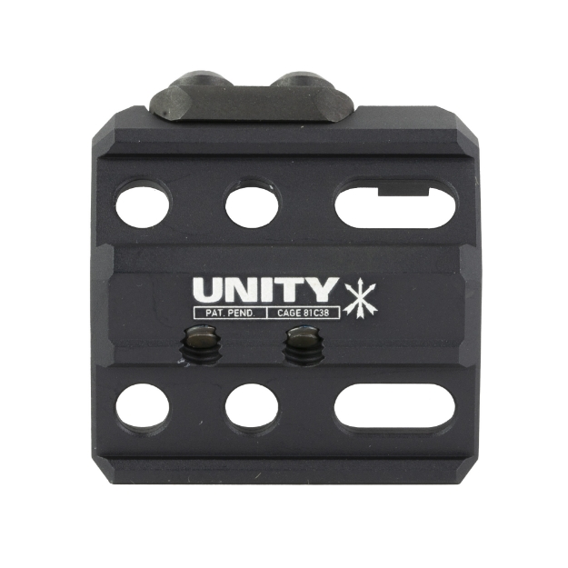 Picture of Unity Tactical FUSION  Micro Hub Base  Anodized Finish  Black FUS-MHB