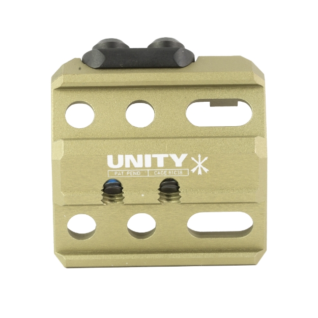 Picture of Unity Tactical FUSION  Micro Hub Base  Anodized Finish  Flat Dark Earth FUS-MHF