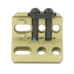 Picture of Unity Tactical FUSION  Micro Hub Base  Anodized Finish  Flat Dark Earth FUS-MHF