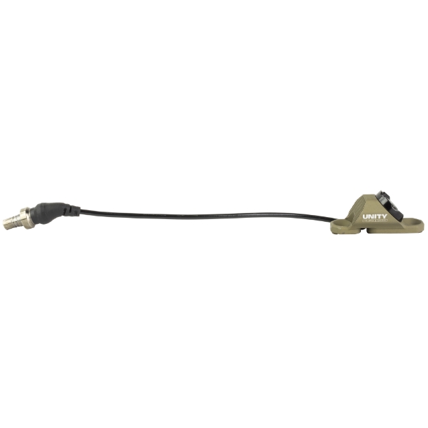 Picture of Unity Tactical Hot Button  Light Activation Switch  M-LOK  Compatible with Surefire Tailcaps  Anodized Finish  Flat Dark Earth HBM-SF