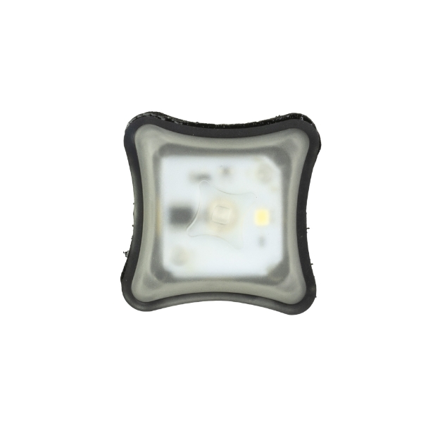 Picture of Unity Tactical  SPARK  Marker Light  White  All Polymer Construction  Velcro Backer  Matte Finish  Black SPK-WV1
