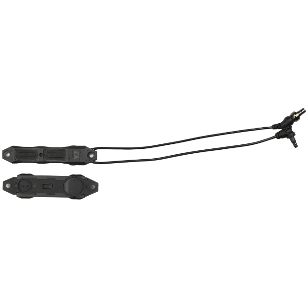 Picture of Unity Tactical TAPS Sync V1  Pressure Switch  For Surefire Tail Caps And MILSPEC Crane Laser Ports  Mounts to Picatinny  M-LOK Or KeyMod  Matte Finish  Black TAPE-SI9B