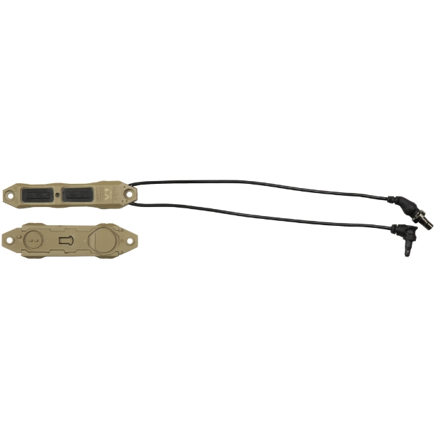 Picture of Unity Tactical TAPS Sync V1  Pressure Switch  For Surefire Tail Caps And MILSPEC Crane Laser Ports  Mounts to Picatinny  M-LOK Or KeyMod  Matte Finish  Flat Dark Earth TAPE-SI9F