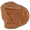 Picture of 1791 4 Way Holster  Leather Belt Holster  Right Hand  Classic Brown  Fits Glock 26 27 33 & Springfield XDS/XDE/XD9/XD40  Size 4 4WH-4-CBR-R