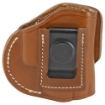 Picture of 1791 4 Way Holster  Leather Belt Holster  Right Hand  Classic Brown  Fits Glock 26 27 33 & Springfield XDS/XDE/XD9/XD40  Size 4 4WH-4-CBR-R