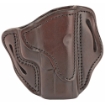 Picture of 1791 Belt Holster  Right Hand  Brown  Leather. Fits 1911 Officer with Rail / Glock 17  19  19x  23  25  26  27  28  29  30  32  33  45  48 / FN FNS-9 / Ruger SR9  SR40  SR22 / S&W MP9  MP40  MP40c  Shield  5903 / Sig Sauer P225-A1  P228  P229  P229c / Springfield XD9  XD40  XDS  XDE / Walther P99  P22  PPS  CCP / Taurus PT111  G2  G2c  709 Slim / And similar frames BH2.1-SBR-R