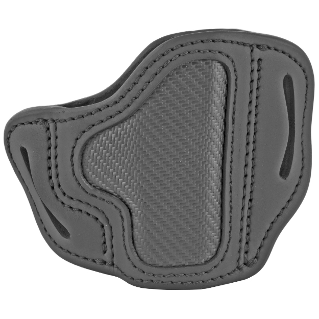 Picture of 1791 Belt Holster  Right Hand  Carbon Fiber Black  Leather  Fits 1911 3" / Bersa Thunder 380 / Glock 42  43  43x / Kahr CW45  K9 / Kimber Micro 380  Micro 9  Ultra Carry / Ruger LC9  SR22  SR1911 / Sig Sauer P238  P365  Ultra Nitron / Walther PPK / And similar frames CF-BHC-SBL-R