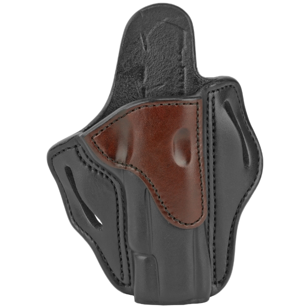 Picture of 1791 Belt Holster 1  Right Hand  Black/Brown Leather  Fits 1911 4" & 5" BH1-BLB-R