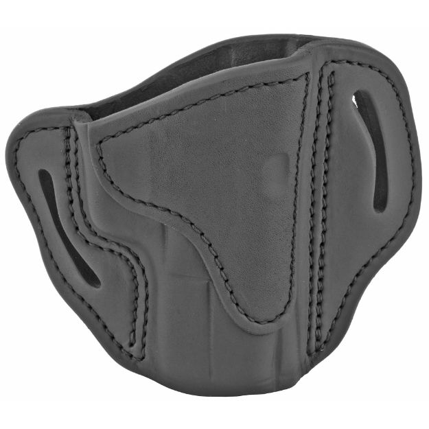Picture of 1791 BH2.1  Belt Holster  Right Hand  Black  Leather  Fits 1911 Officer with Rail / Glock 17  19  19x  23  25  26  27  28  29  30  32  33  45  48 / FN FNS-9 / Ruger SR9  SR40  SR22 / S&W MP9  MP40  MP40c  Shield  5903 / Sig Sauer P225-A1  P228  P229  P229c / Springfield XD9  XD40  XDS  XDE / Walther P99  P22  PPS  CCP / Taurus PT111  G2  G2c  709 Slim / And similar frames BH2.1-SBL-R