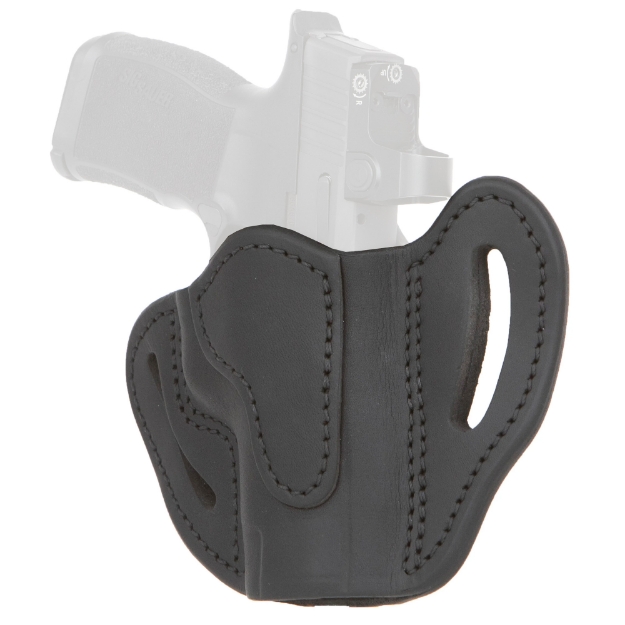 Picture of 1791 BHC Max  Outside Waistband Holster  Fits Glock 48  Sig P365xl  Springfield Hellcat Pro and Similar Frames  Matte Finish  Leather Construction  Stealth Black  Right Hand OR-BH-CMAX-SBL-R