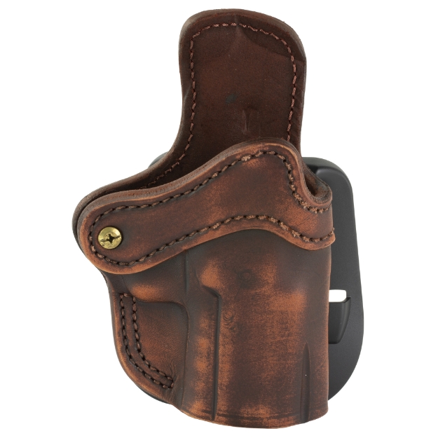 Picture of 1791 PDH2.4S Optic Ready  OWB Paddle Holster  Fits Optic Ready Compact Size Pistols  Matte Finish  Vintage Leather  Right Hand OR-PDH-2.4S-VTG-R