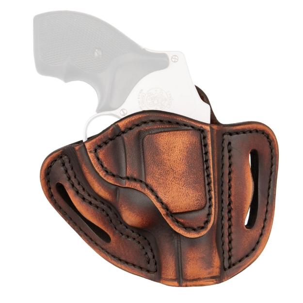 Picture of 1791 Revolver Clip Holster  Inside Waistband Holster  Size 1  Matte Finish  Leather Construction  Vintage Brown  Right Hand RVH-IWB-1C-VTG-R