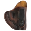 Picture of 1791 Revolver Holster  Tuckable  Inside Waistband Holster  Size 1  Matte Finish  Leather Construction  Vintage Brown  Right Hand RVH-IWB-1T-VTG-R