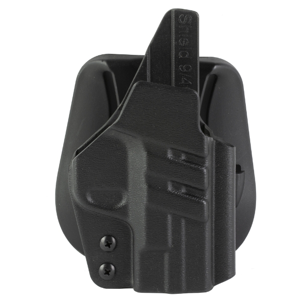 Picture of 1791 Tactical Paddle Holster  OWB  Kydex  S&W Shield  Right Hand  Matte Finish  Black TAC-PDH-OWB-SHIELD-BLK-R