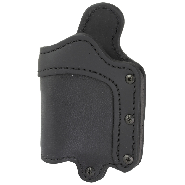Picture of 1791 Ultra Custom Light Bearing  OWB Belt Holster  Fits Multiple Compact to Full Size Semi-Auto Pistols w/Light  Matte Finish  NightSky Black Leather  Right Hand UCLB-2.1-NSB-R