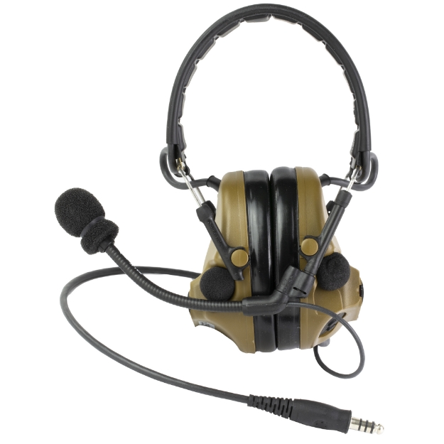 Picture of 3M™ PELTOR™ ComTac™ V Headset | Coyote Brown | Headband | NATO Wiring NEXUS® TP-120