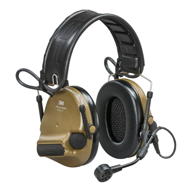 Picture of 3M™ PELTOR™ ComTac™ VI NIB Hearing Defender Headset | Coyote Brown | Headband | Wireless