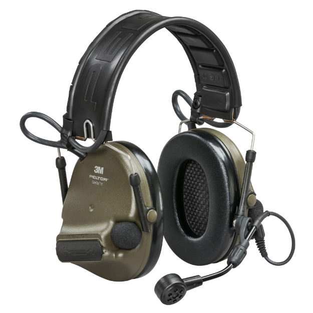 Picture of 3M™ PELTOR™ ComTac™ VI NIB Hearing Defender Headset | Green | Headband | Wireless