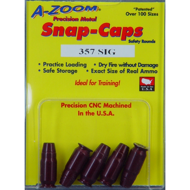 Picture of A-Zoom Snap Caps  357 Sig  5 Pack 15159