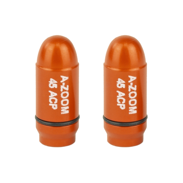 Picture of A-Zoom Strikercaps  Snap Caps  Orange  45 ACP  2/Pk 17104