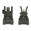 Picture of A.R.M.S.  Inc. Sight  Fits Picatinny  Polymer Front and Rear Folding  Black 71LF-R