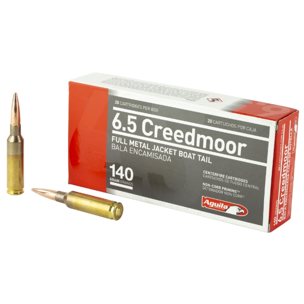 Picture of Aguila Ammunition 6.5 Creedmoor  140 Grain  Full Metal Jacket Boat Tail  20 Round Box 1E650110