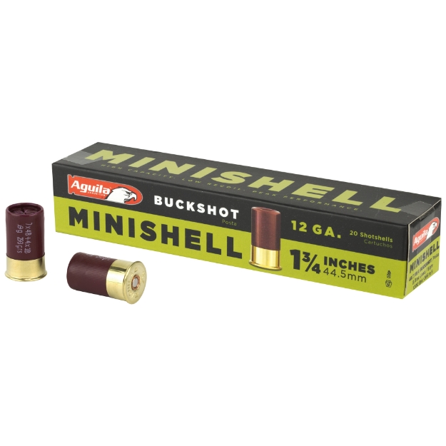 Picture of Aguila Ammunition Minishell  12GA175  Buckshot  20 Round Box 1CHB1288