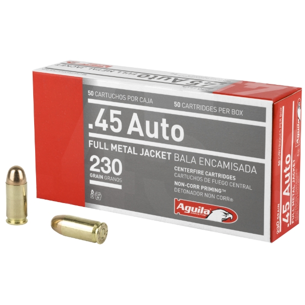Picture of Aguila Ammunition Pistol  45 ACP  230 Grain  Full Metal Jacket  50 Round Box 1E452110