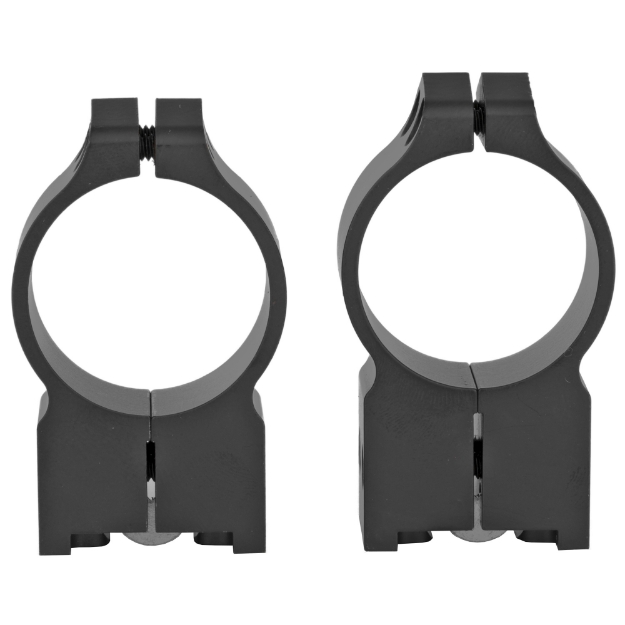 Picture of Warne Permanent Attached Fixed Ring Set  Fits Ruger M77  30mm High  Matte Finish 15R7M