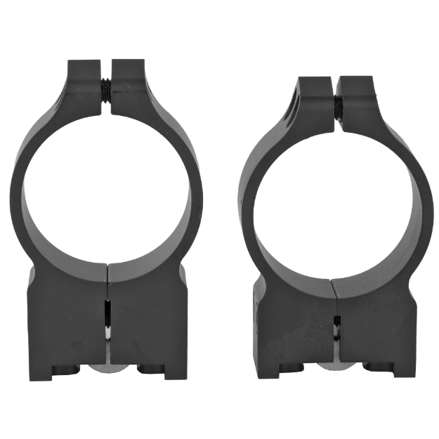 Picture of Warne Permanent Attached Fixed Ring Set  Fits Ruger M77  30mm Medium  Matte Finish 14R7M