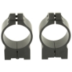 Picture of Warne Permanent Attached Fixed Ring Set  Fits Tikka Grooved Receiver  30mm Medium  Matte Finish 14TM