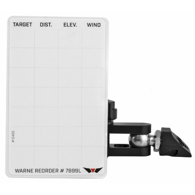 Picture of Warne Precision Mount Data Card Holder  Black Finish  Fits Skyline Precision Mount 7854M