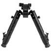 Picture of Warne Skyline Precision Bipod  Black Finish  Fits Picatinny or Weaver Rail  5 Position Leg Rotation  6.9"-9.1" 7901M